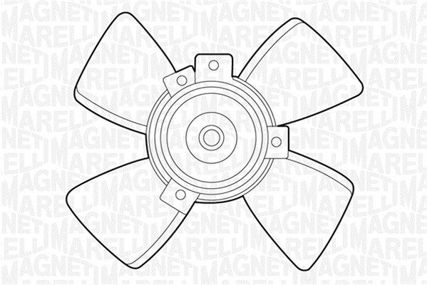 MAGNETI MARELLI Ventilators, Motora dzesēšanas sistēma 069422233010